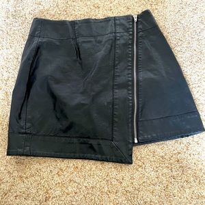 Leather Mini Skirt